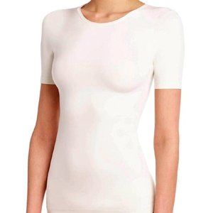 Commando Minimalist Short Sleeve Top, Ivory - MN302